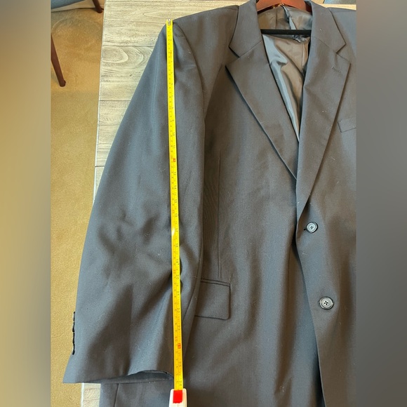 Comfort Zone Black Sport Coat with Notched Lapels, Some Worn Marks. Big & Tall. - Picture 11 of 11